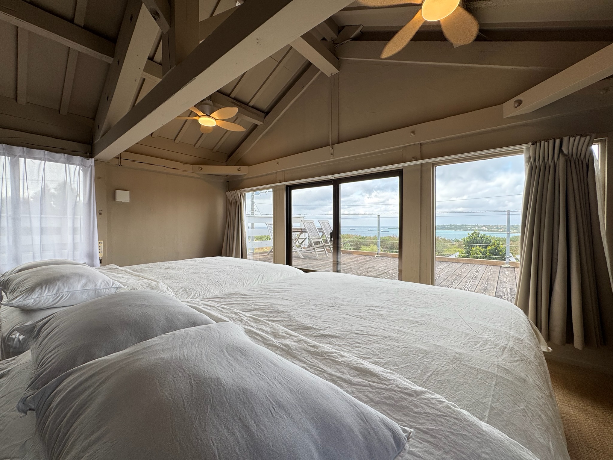 Ocean view bedroom